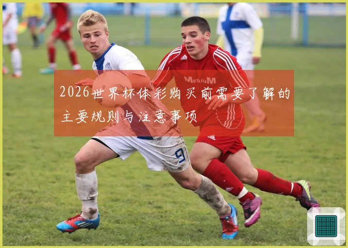 2026世界杯体彩购买前需要了解的主要规则与注意事项