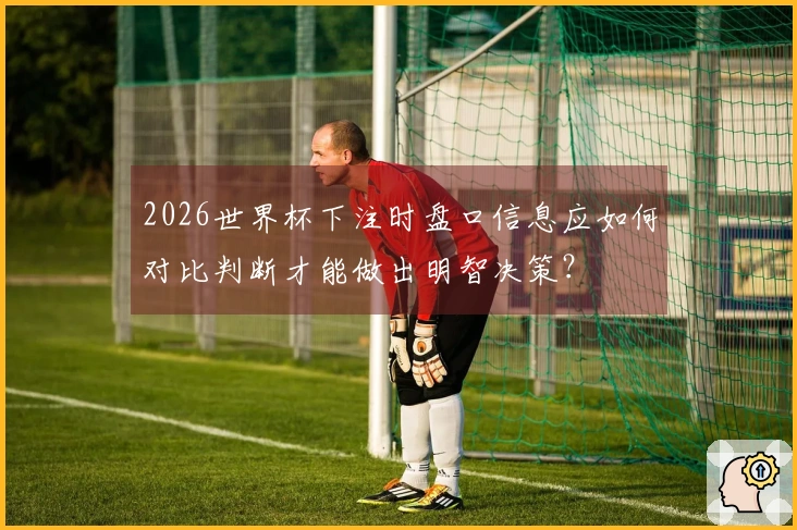 2026世界杯下注时盘口信息应如何对比判断才能做出明智决策？